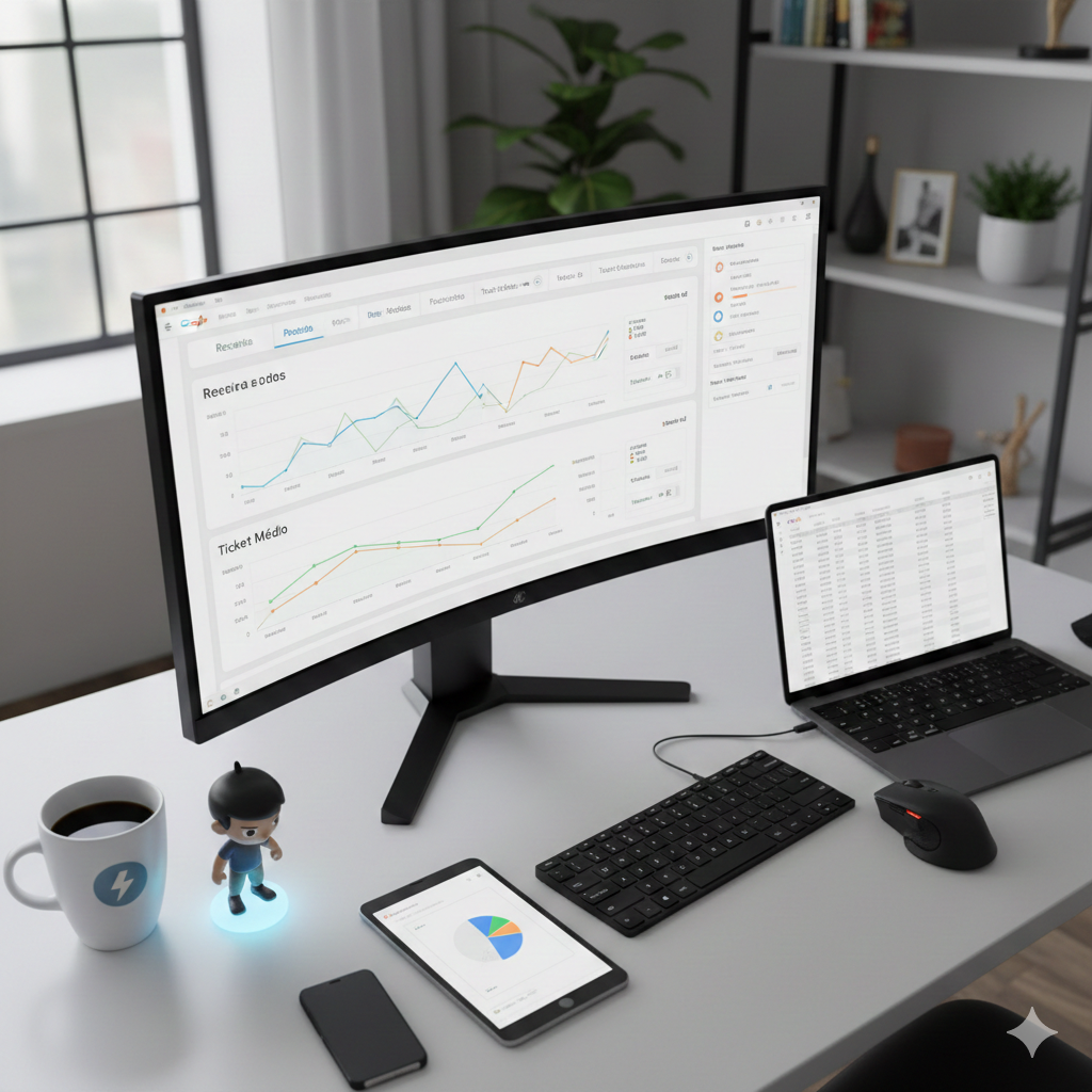 BI acessível Looker Studio para Leigos — Guia Passo a Passo