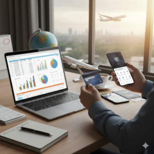 Cartão de crédito com responsabilidade limites, faturas e milhas