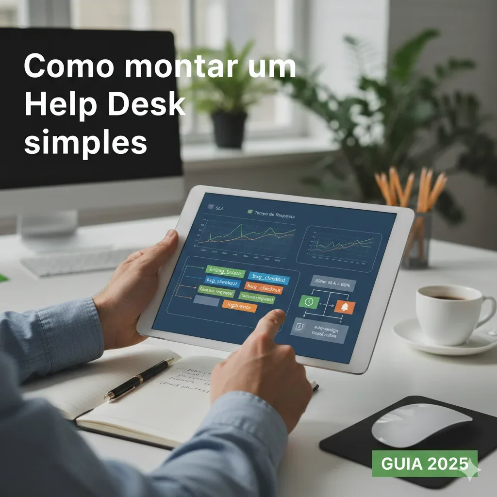 Como montar um Help Desk simples Guia prático de SLA, Tags e Automações (2025)