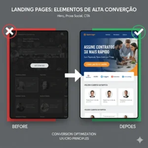 Landing Pages de Alta Conversão O Guia Definitivo (Hero, Prova Social e CTA)