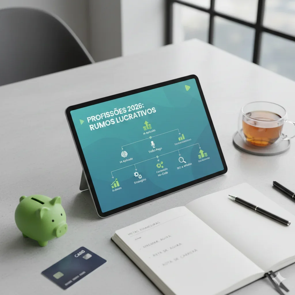 5 Profissões Digitais para Ganhar Dinheiro em 2026 Como se Posicionar na Nova Economia