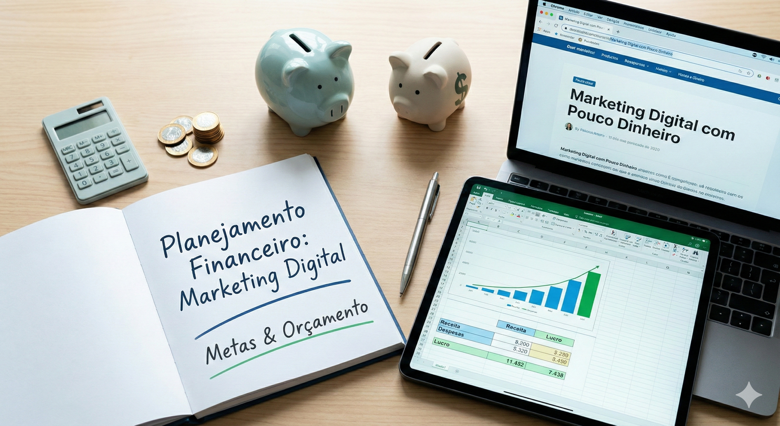 Marketing Digital com Pouco Dinheiro Guia Prático para Iniciantes (Do Zero ao Primeiro Anúncio)