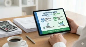 Nova Tabela do Imposto de Renda 2026 quem ganha até R$ 5.000 está isento, mas ainda precisa declarar