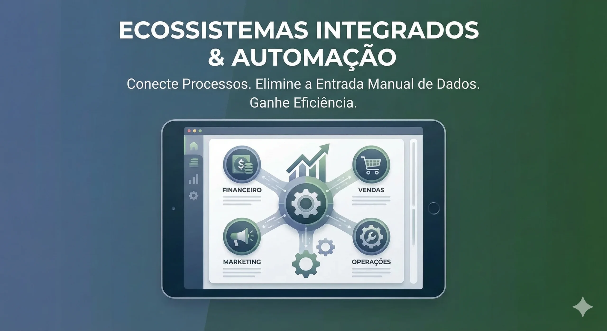 Ecossistemas Integrados e Automação O Fim da Entrada Manual de Dados e a Ascensão da Eficiência Operacional