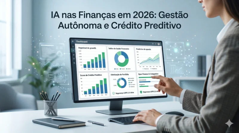 IA nas Finanças em 2026 A Era da Gestão Autônoma e do Crédito Preditivo
