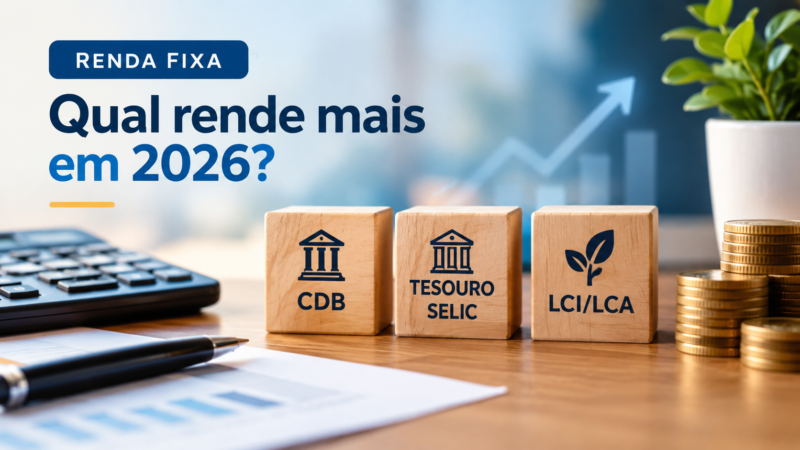CDB 100% CDI vs. Tesouro Selic vs. LCI/LCA 85%: Qual Renda Fixa Rende Mais em 2026?