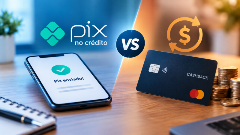 alt="pix no crédito vs cartão de cashback comparativo de taxas 2026"